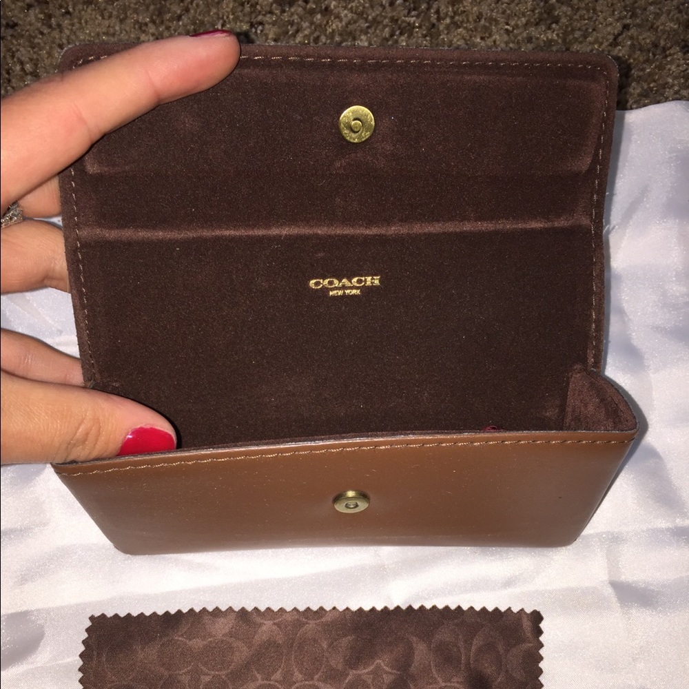 Coach sunglasses case